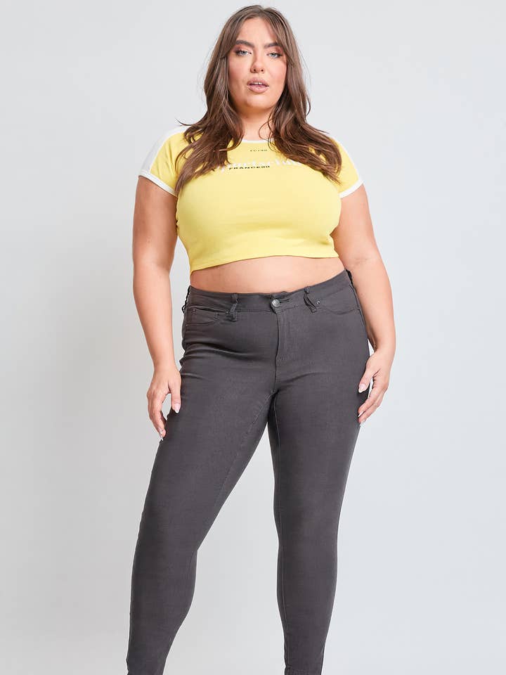 YMI - Wholesale Jeans - Women's - Junior Plus Size Hyperstretch Skinny Jean