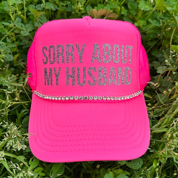 Very Cherry - Vente Casquette de camionneur – femme - Désolée pour mon mari Trucker1