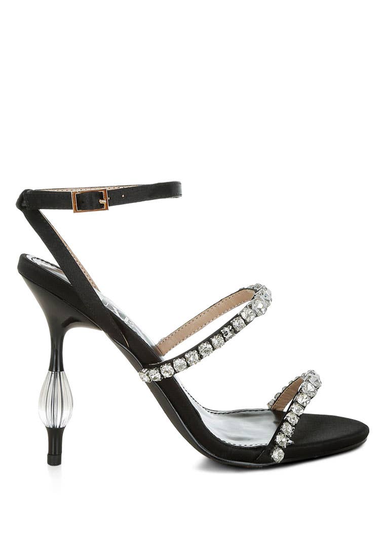 Rag Company - Wholesale High Heels - Women's - Aragon Diamante Embellished Fantasy Heel Sandals12