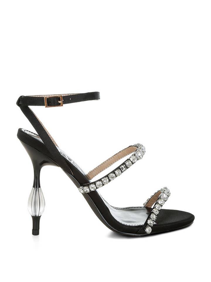 Rag Company - Wholesale High heels – Women’s - Aragon Diamante Embellished Fantasy Heel Sandals12