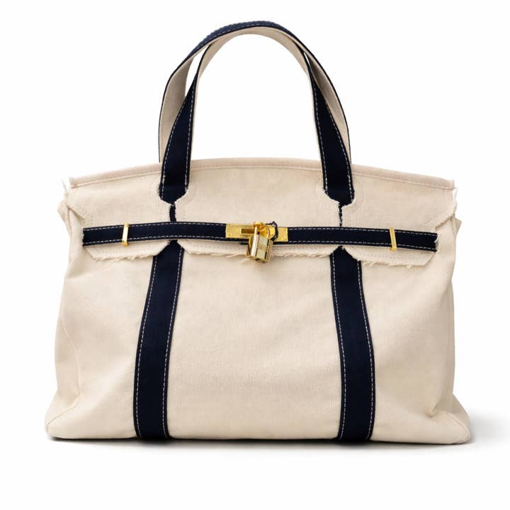 Coral Strands Fine Jewelry - Wholesale Tote Bag - Women's - Boatkin Canvas Boat Tote Bag BLUE & GREEN Pak6