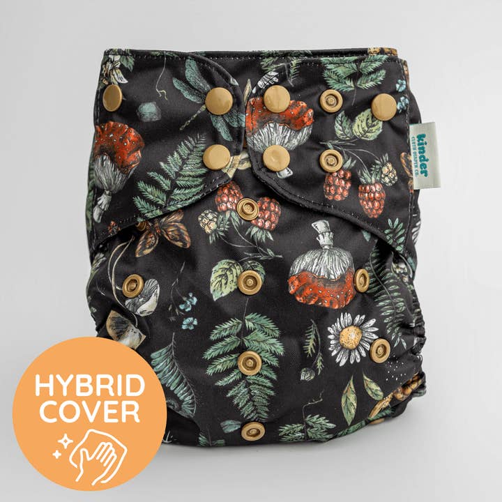 NUEVO cobertor de pañal híbrido esencial lavable en estampados para venta al por mayor de Kinder Cloth Diaper Co.