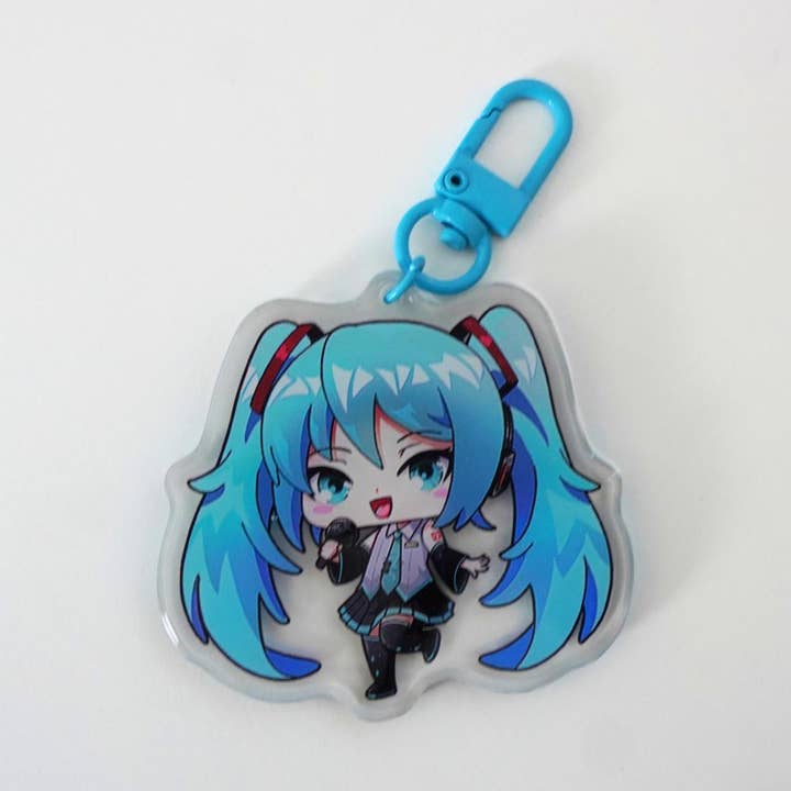 Miku Chibi KEYCHAIN for wholesale by Strawberry Milk Shop