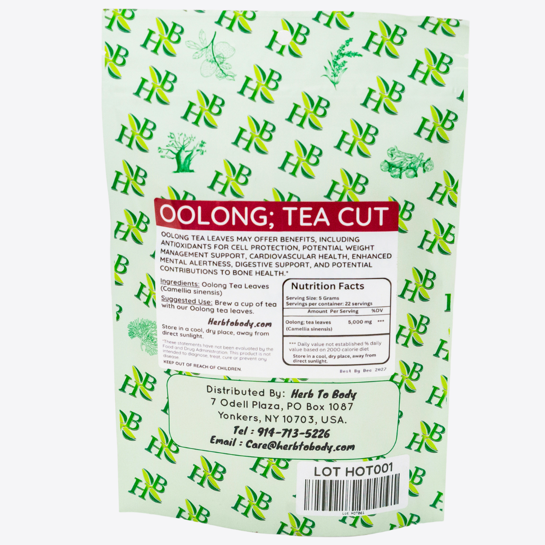 Herb To Body - Vente Thé en vrac - Thé Oolong (thé coupé)1