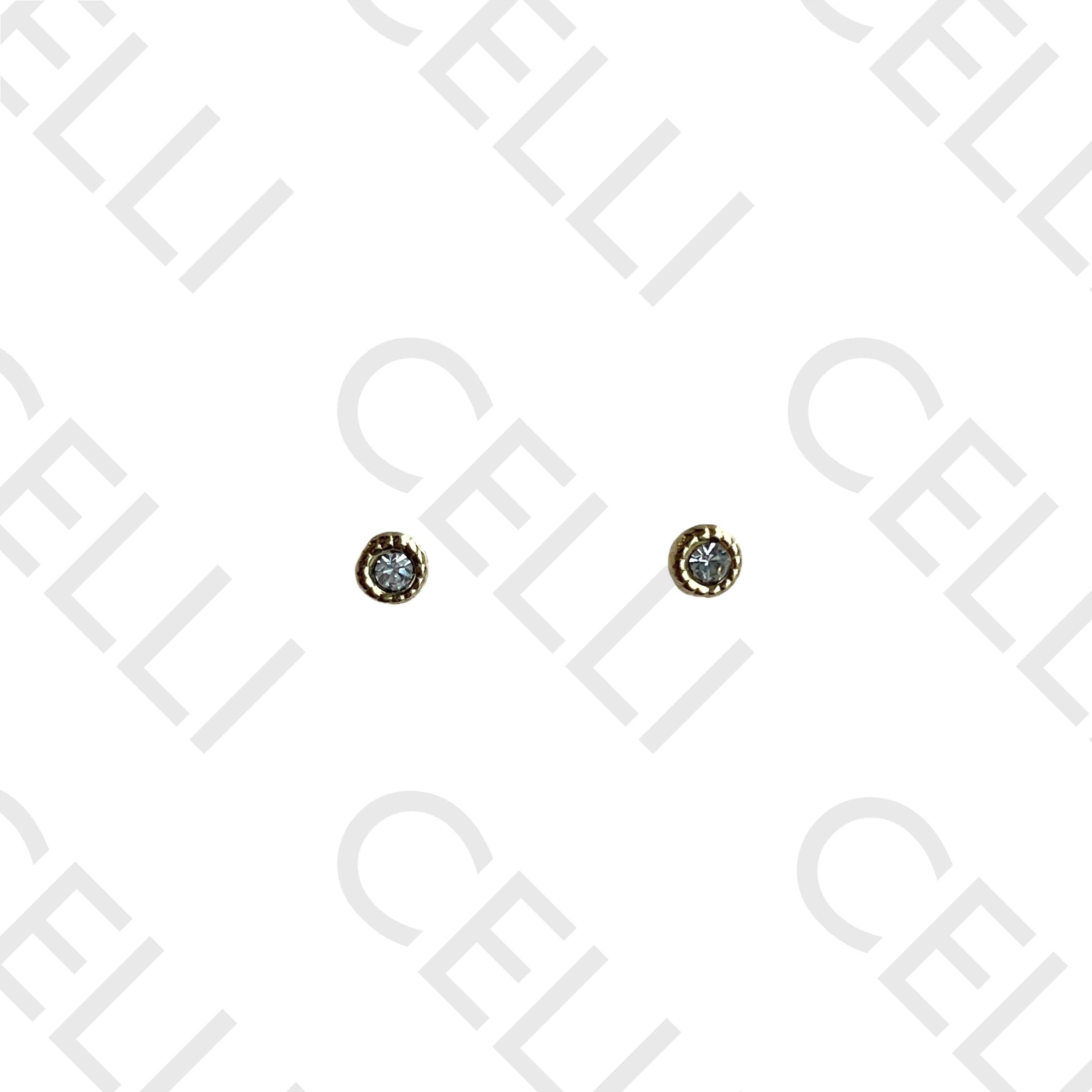 Celli Biju - Wholesale Stud/Post Earrings - Steel earring - mini light point0