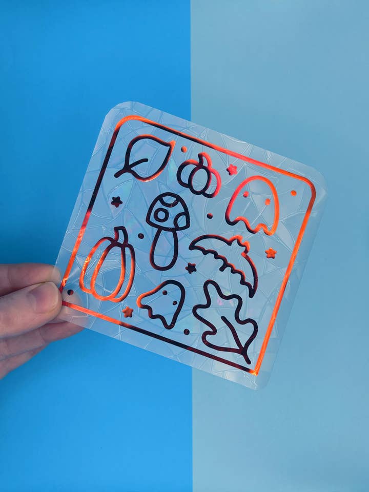 Spooky Doodles Suncatcher for wholesale by Poppodopolis