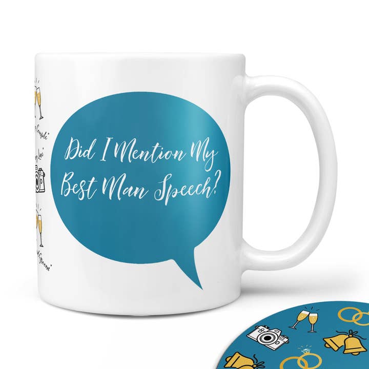 Did I Mention My Best Man Speech? Personalised Mug for wholesale by Madry