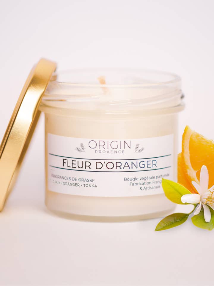 Duftlys med appelsinblomst for engroshandel hos ORIGIN PROVENCE