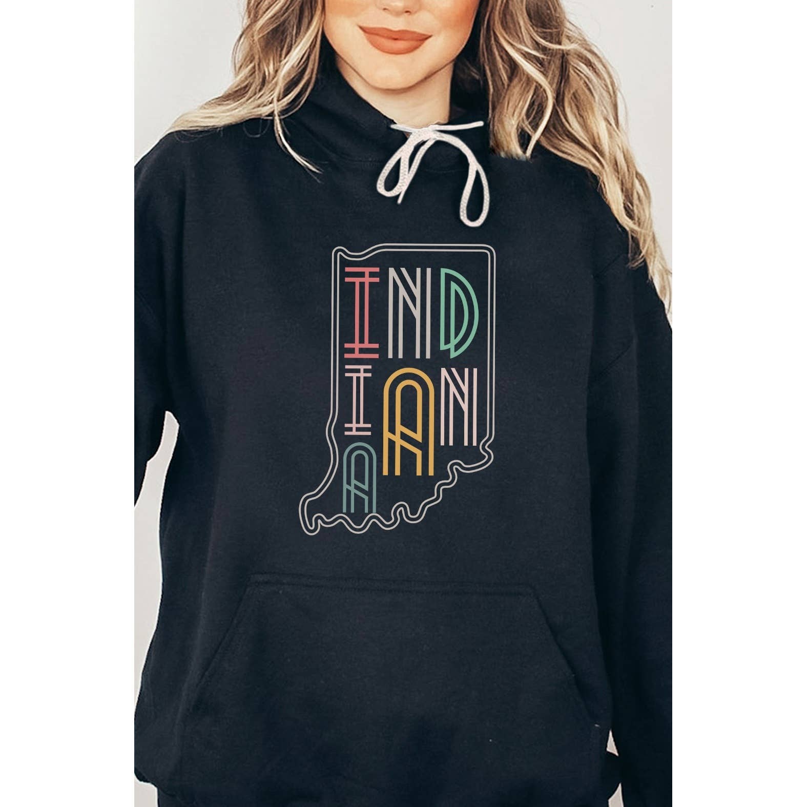 Kissed Apparel – wholesale Hoodie – Women's – Neon State Shape Graphic Hoodies16