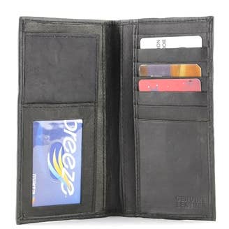 Lambskin Jacket Wallet Style: 104 for wholesale by Leather Impressions Inc