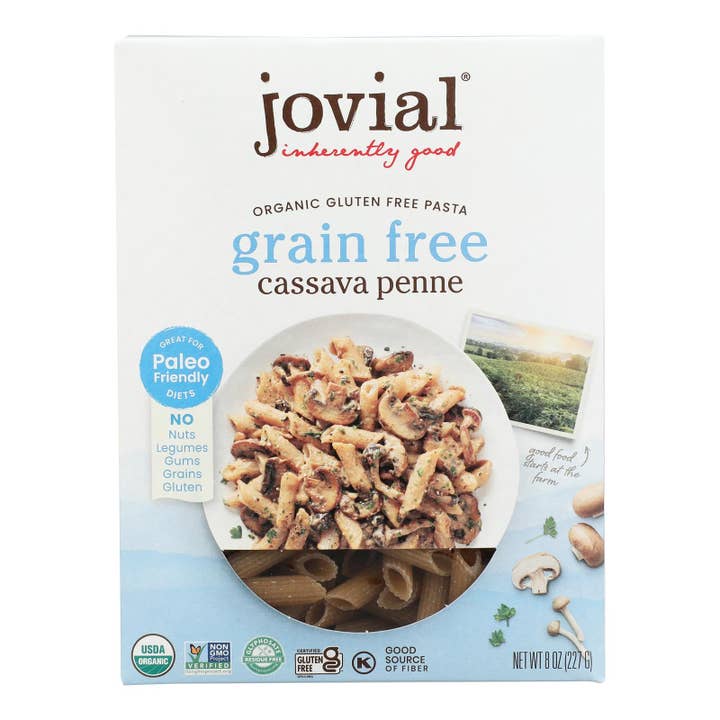 Jovial - Pasta Organic Cassava Penne - Case Of 6-8 Oz for wholesale by Everyday Supply Co