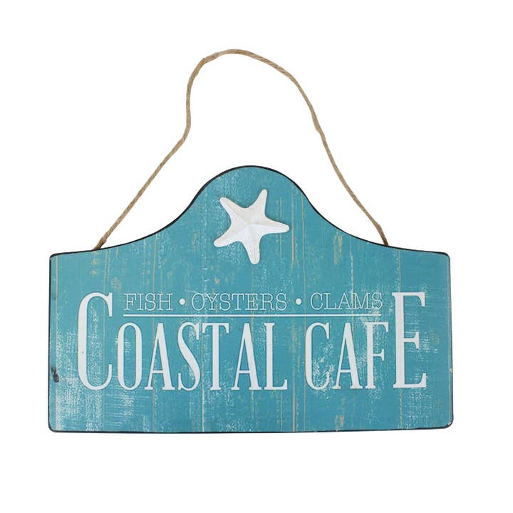 SALE Coastal Cafe Wall Decor for wholesale by Beachcombers