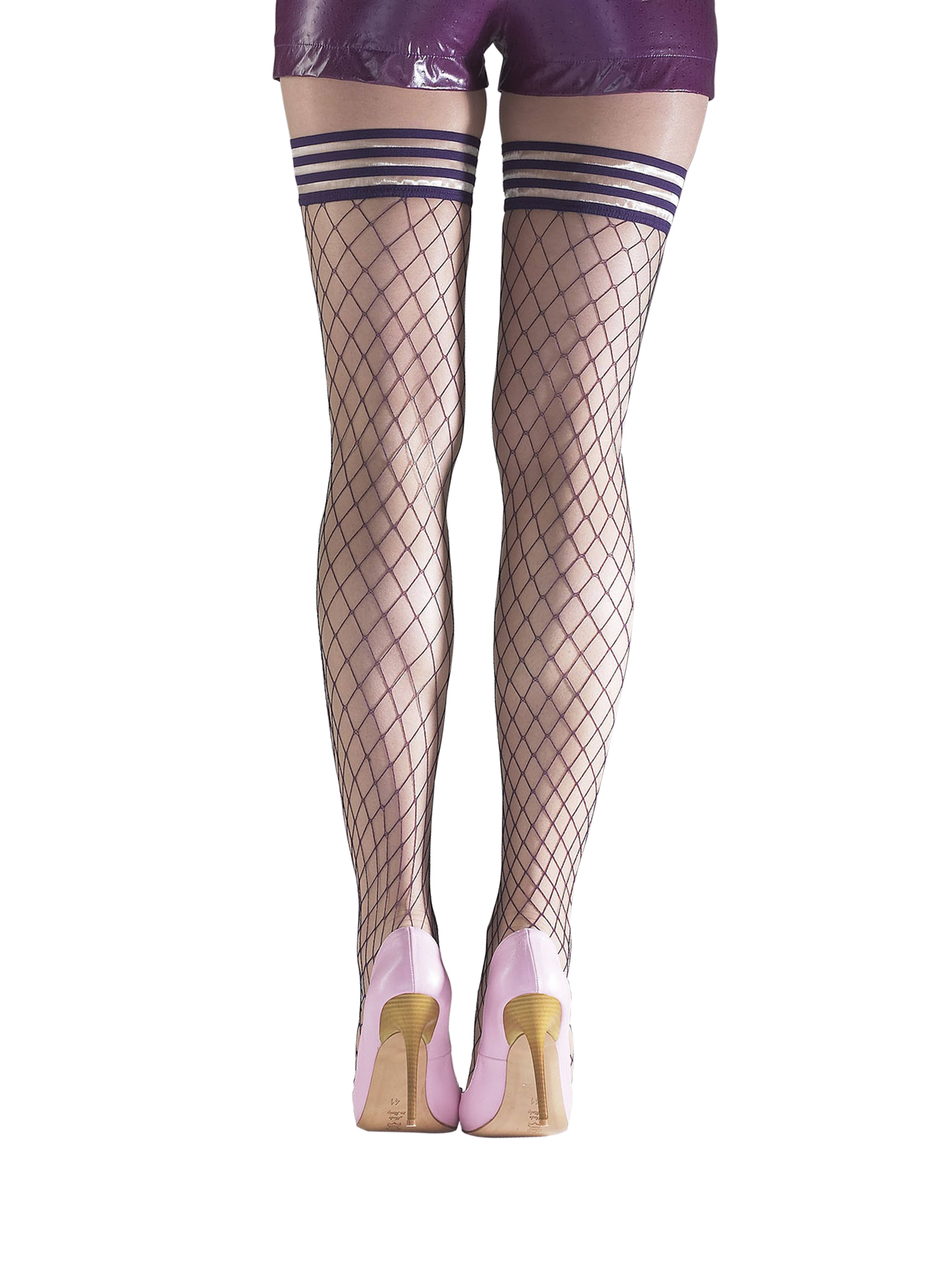 Full Colour - Wholesale Pantyhose - Women's - MEDIUM FISHNET STOCKINGS ONE SIZE.0