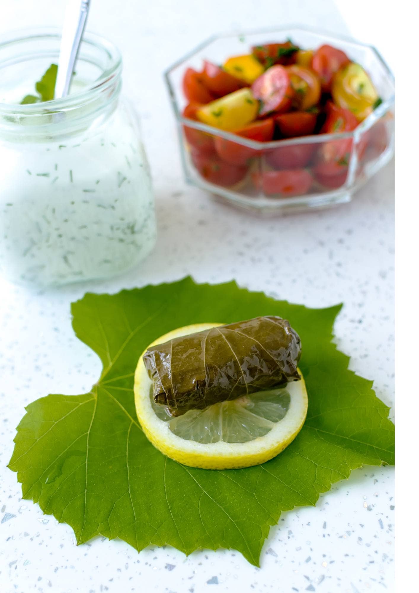 Helene Delices Grecs - Wholesale Pickled Vegetables - Organic Vine Leaves Stuffed with Rice - Dolmades - 250g -4