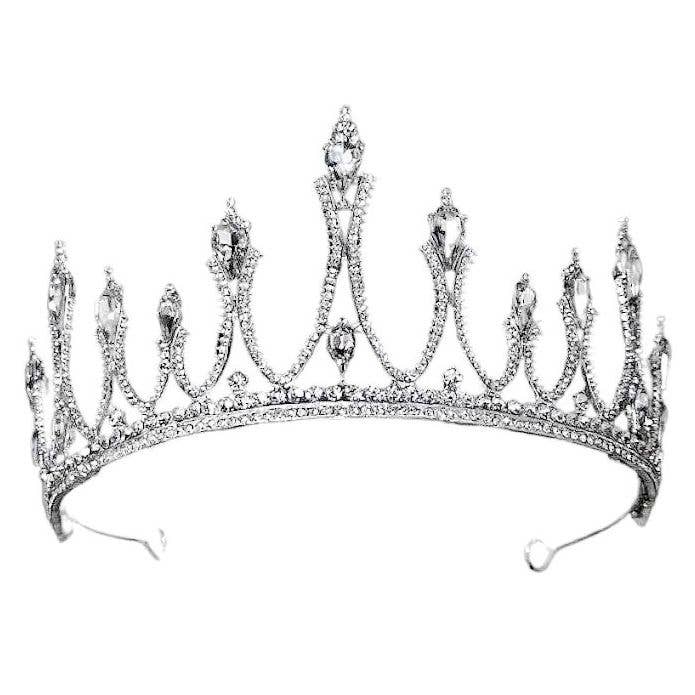 Eiffel Tower Modern Rhinestone Tiara for wholesale by Diacly