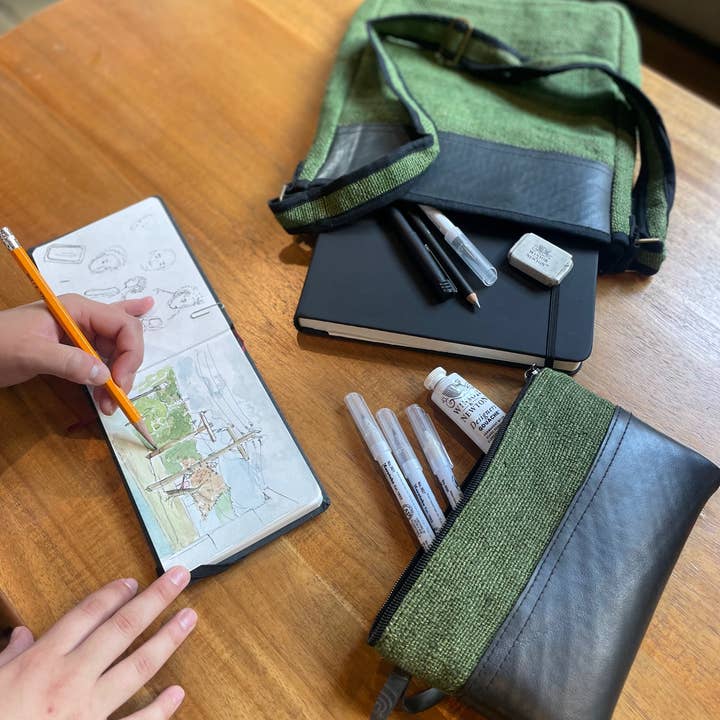 Women of the Cloud Forest - Wholesale Wristlet - Vegan Recycled Inner Tube and Hemp Wristlet