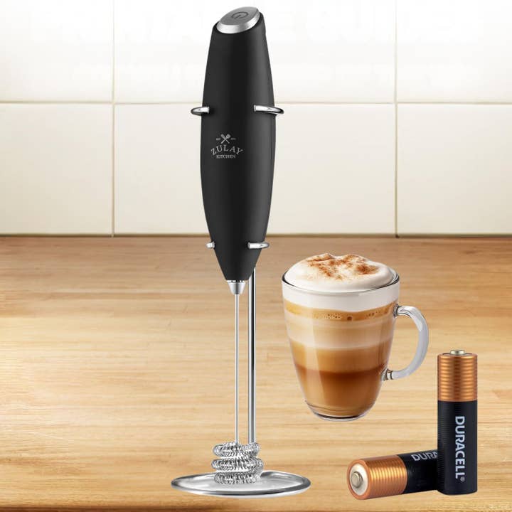 Fouet à lait Tornado Triple avec 2 piles pour la vente par Zulay Kitchen