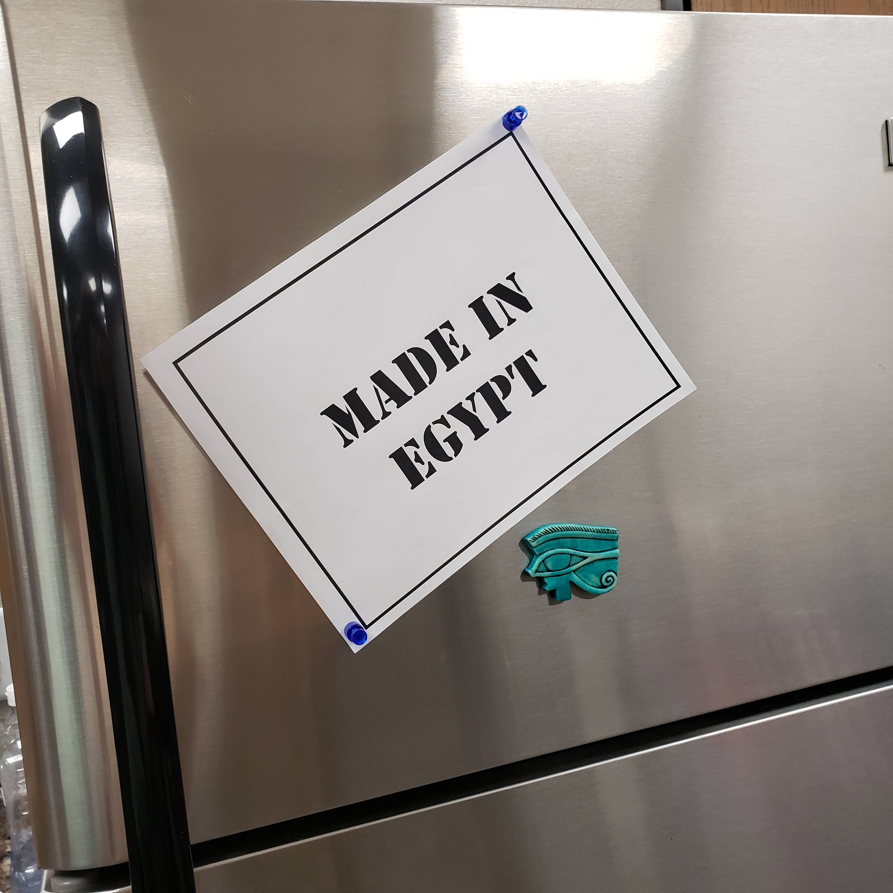 Discoveries, Inc. - Wholesale Magnet - Egyptian Eye Magnet - 2.75"1