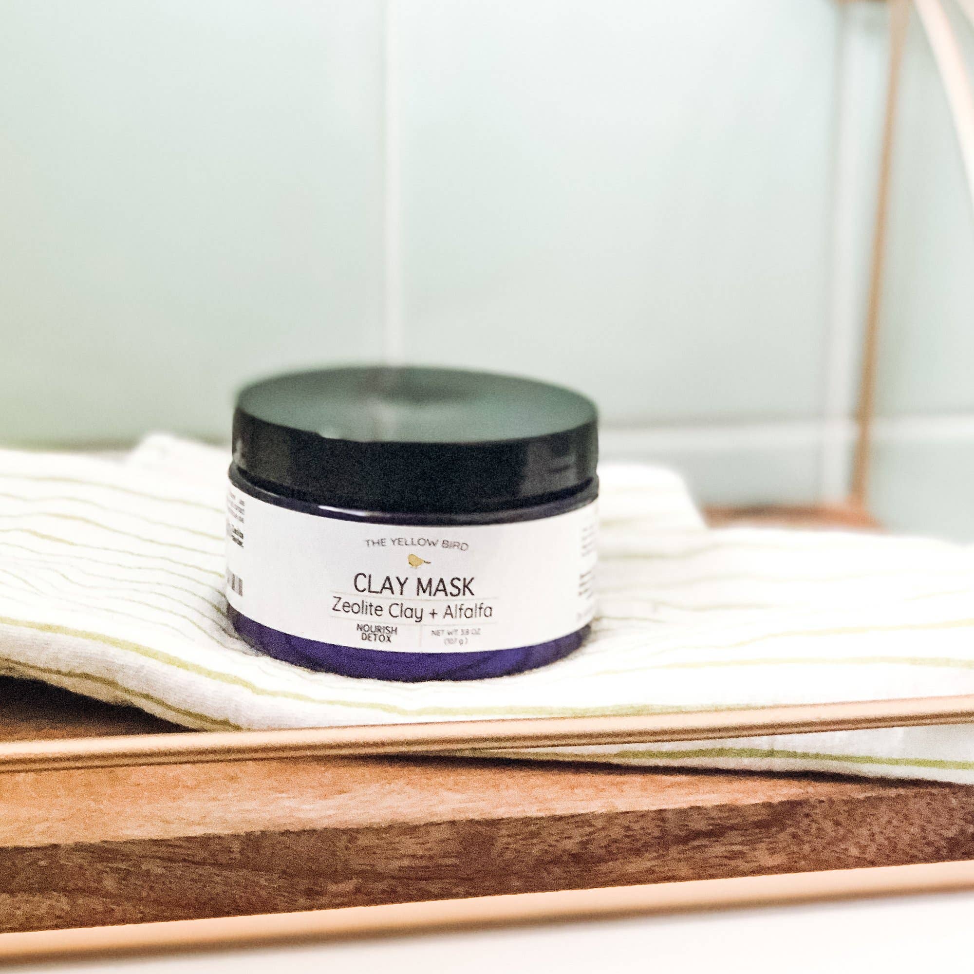 The Yellow Bird – Engroshandel Ansigtsmaske – Grøn Zeolit Clay & Lucerne Mask1