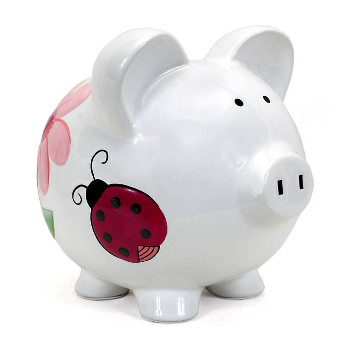 Ladybug Large Piggy Bank for wholesale by Child To Cherish®