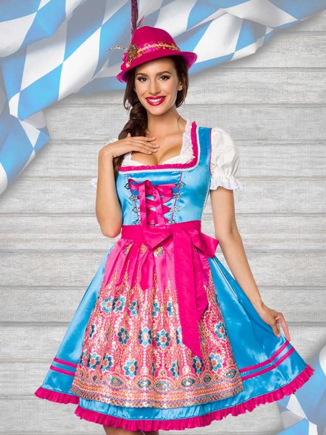 Dirndl de qualité supérieure - Laçage et boucles décoratifs pour la vente par atixo GmbH