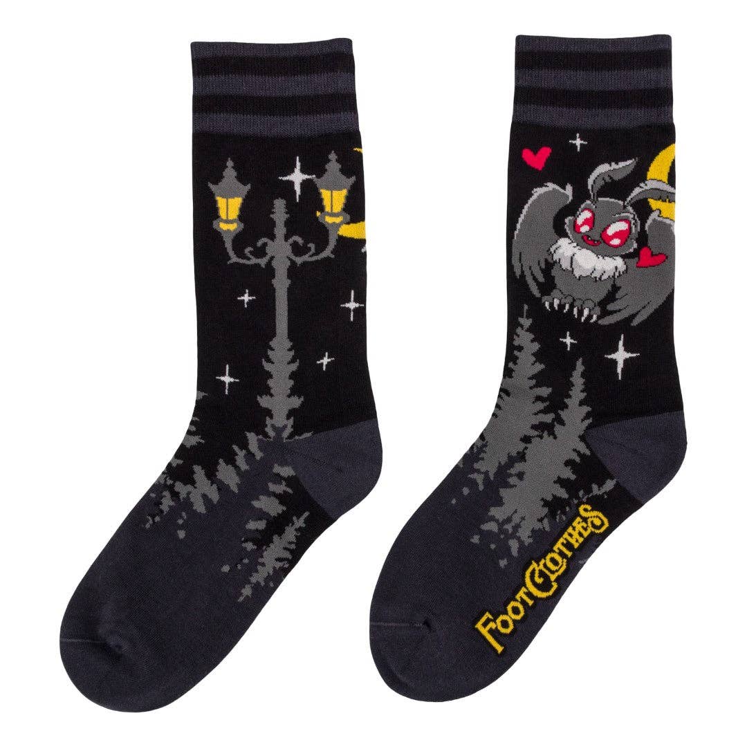 FootClothes LLC - Wholesale Socks - Unisex - Cute Mothman Crew Socks9