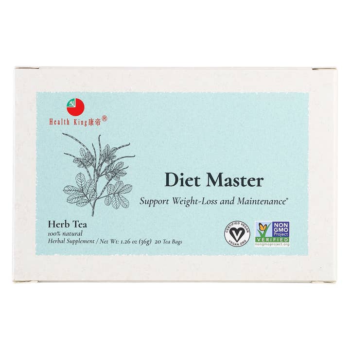 Health King - Venta al por mayor Tés saludables/desintoxicantes - Té de hierbas Health King Diet Master - Control de peso