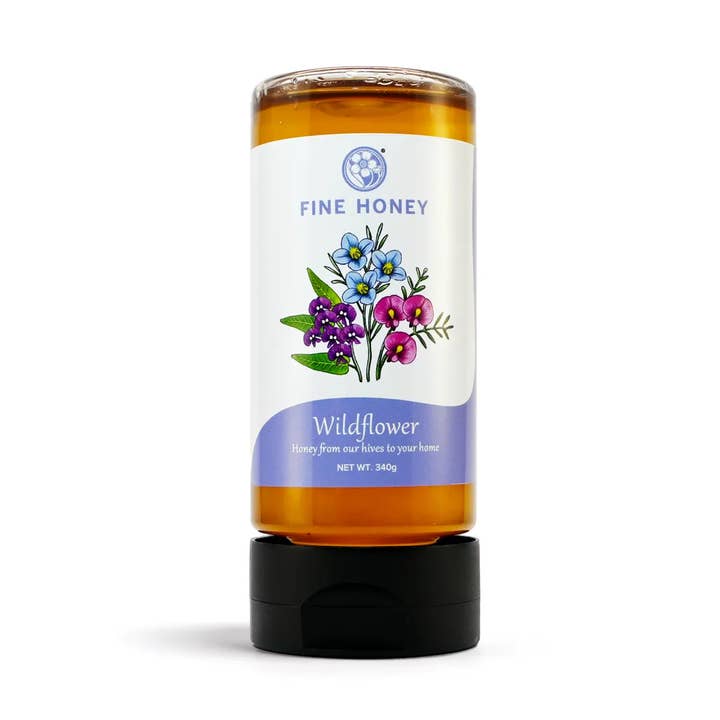 Australia's Manuka - Wholesale Honey - Fine Honey Wildflower 340g & 500g Squeeze Bottles0