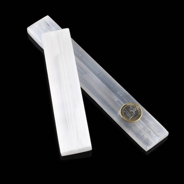 UniArt – Engroshandel Spirituelle sten og krystaller – Rektangulær selenitplade til rensning og energiladning6