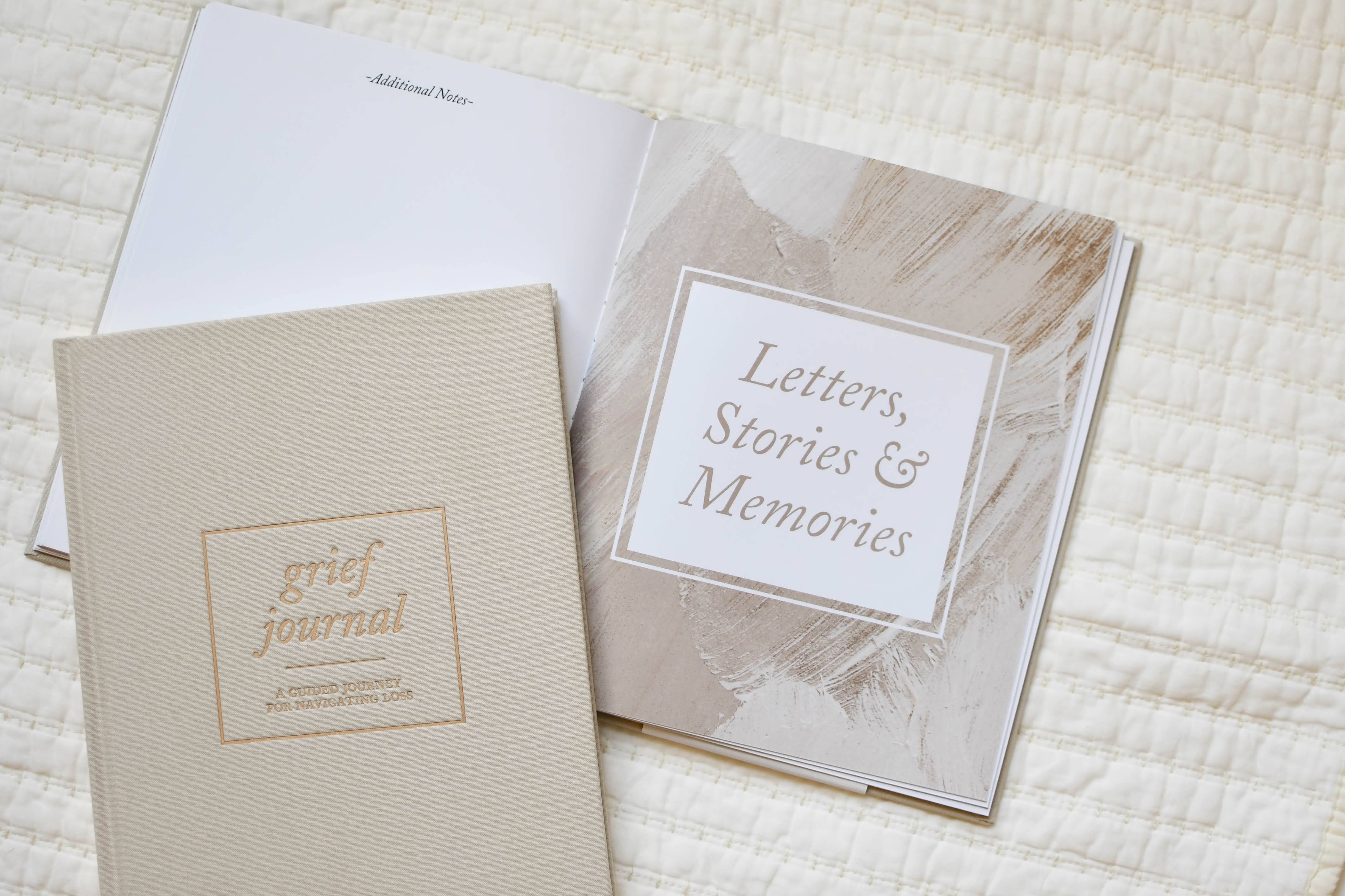 Duncan & Stone Paper Co. - Vente Journal intime - Journal de deuil - Bleu sarcelle | Cadeau de sympathie | Journal de perte d'un enfant12