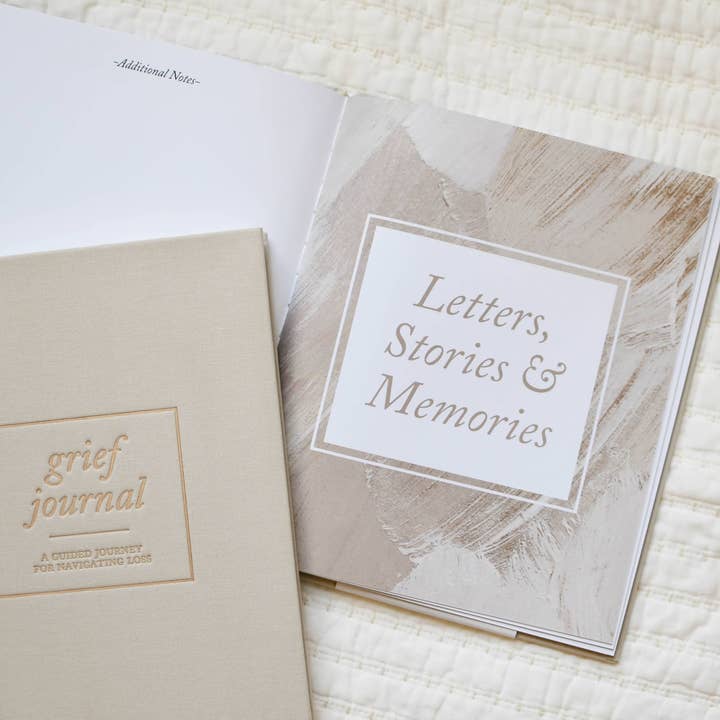 Duncan & Stone Paper Co. - Vente Journal intime - Journal de deuil - Bleu sarcelle | Cadeau de sympathie | Journal de perte d'un enfant12