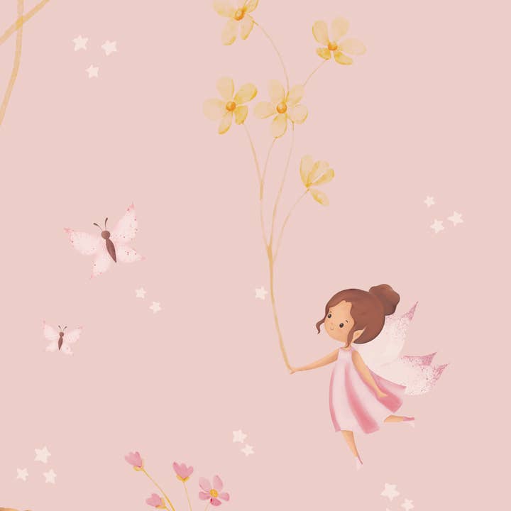 Fe-blomst - Vintage pink for engroshandel hos Love This Art