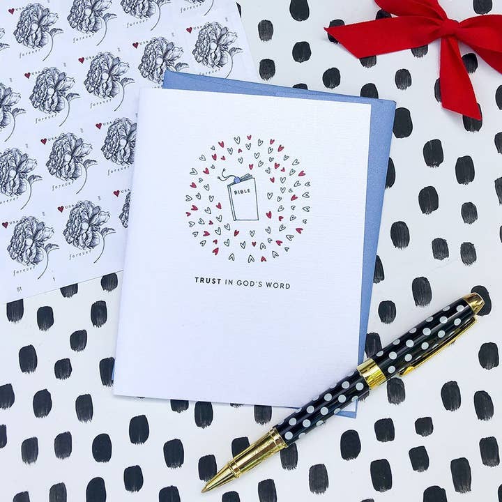 "GOD'S WORD" FAITH CARD for wholesale by LO in LONDON®