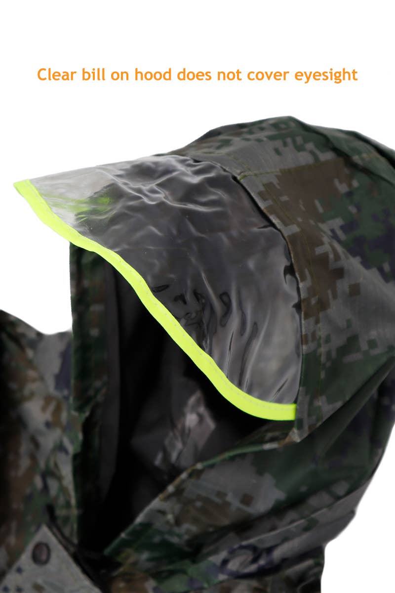 Cap Zone – wholesale Raincoat – Unisex – Hooded Waterproof High-Quality PVC Raincoat10