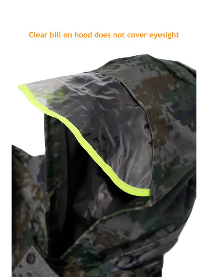 Cap Zone - Wholesale Raincoat - Unisex - Hooded Waterproof High-Quality PVC Raincoat10