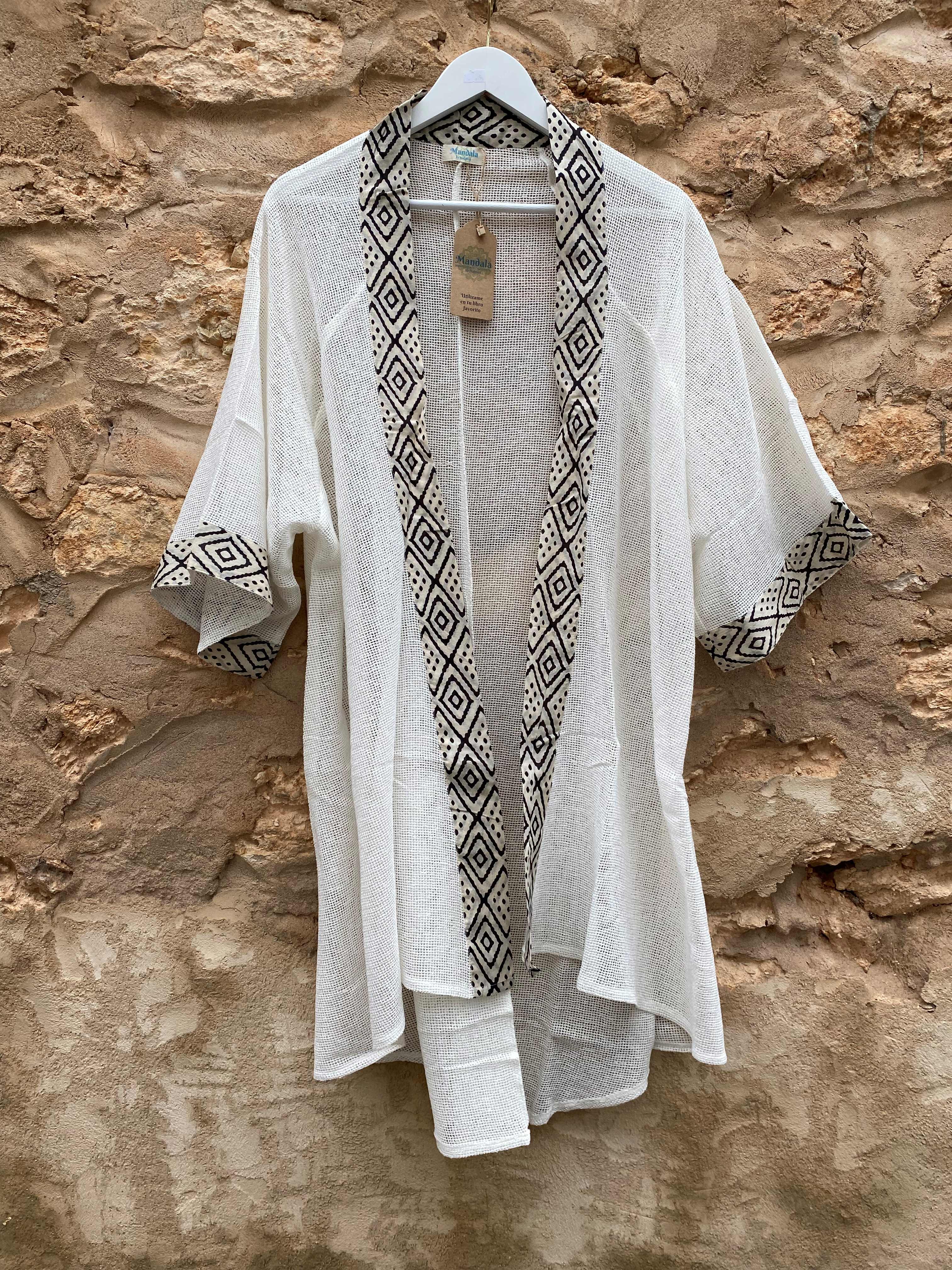 Mandala by Mallorca – Engroshandel Kimono - Dame – NK43 - KIMONO HAMP JAKKE2