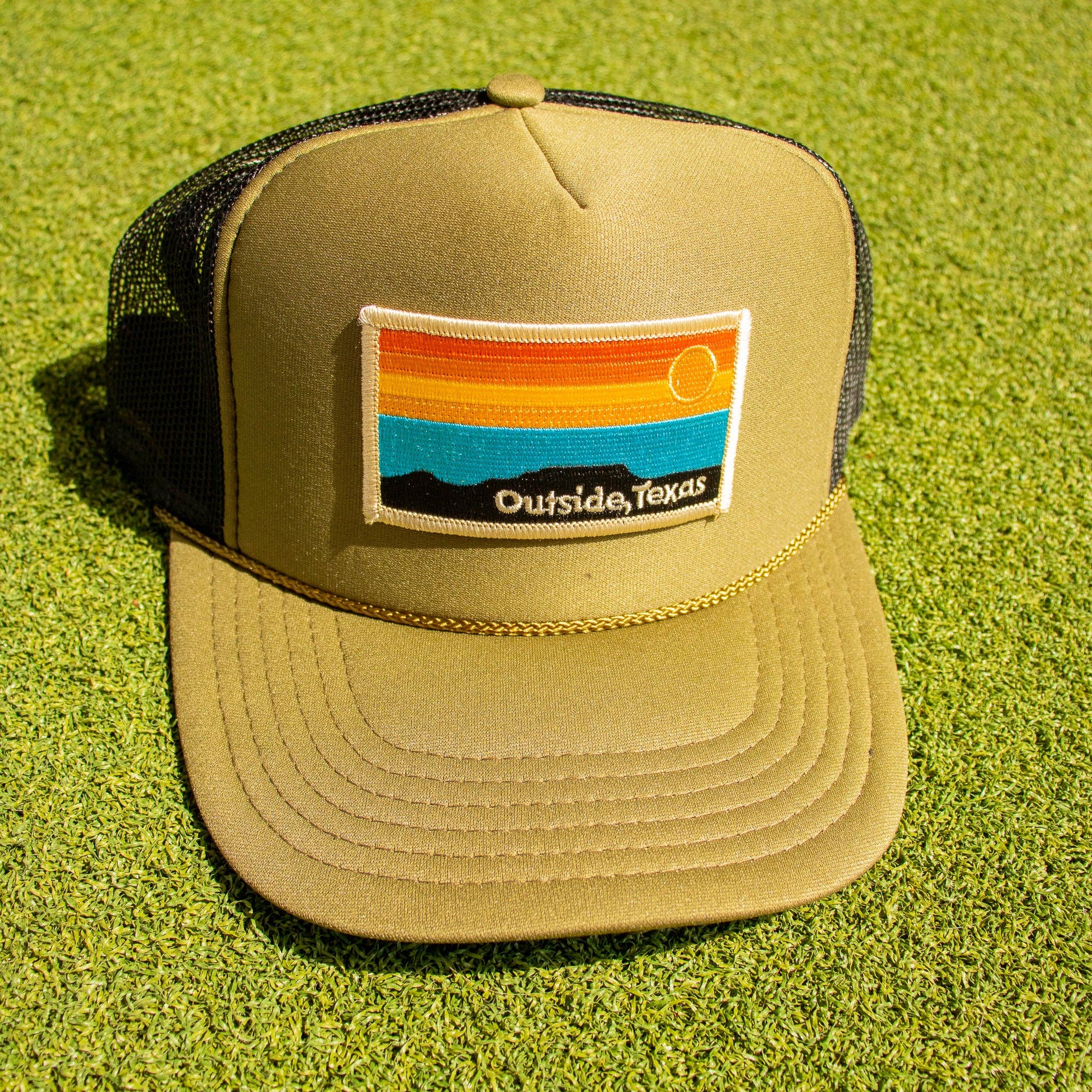 Outside, Texas - Wholesale Trucker Hat - Unisex - OTX Foam Trucker: Horizon Patch17