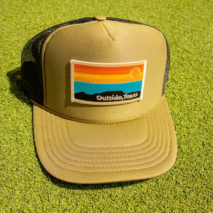 Outside, Texas - Wholesale Trucker Hat - Unisex - OTX Foam Trucker: Horizon Patch17