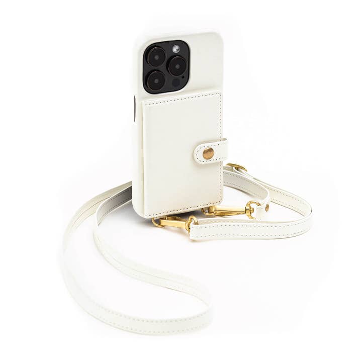 Silverlake Vegan Leather Wallet Crossbody Phone Case for iPhone 14 Pro / iPhone 13 Pro - Pearl White and other Purchase Wholesale brygg. Free Returns & Net 60 Terms on Faire trending on Faire.