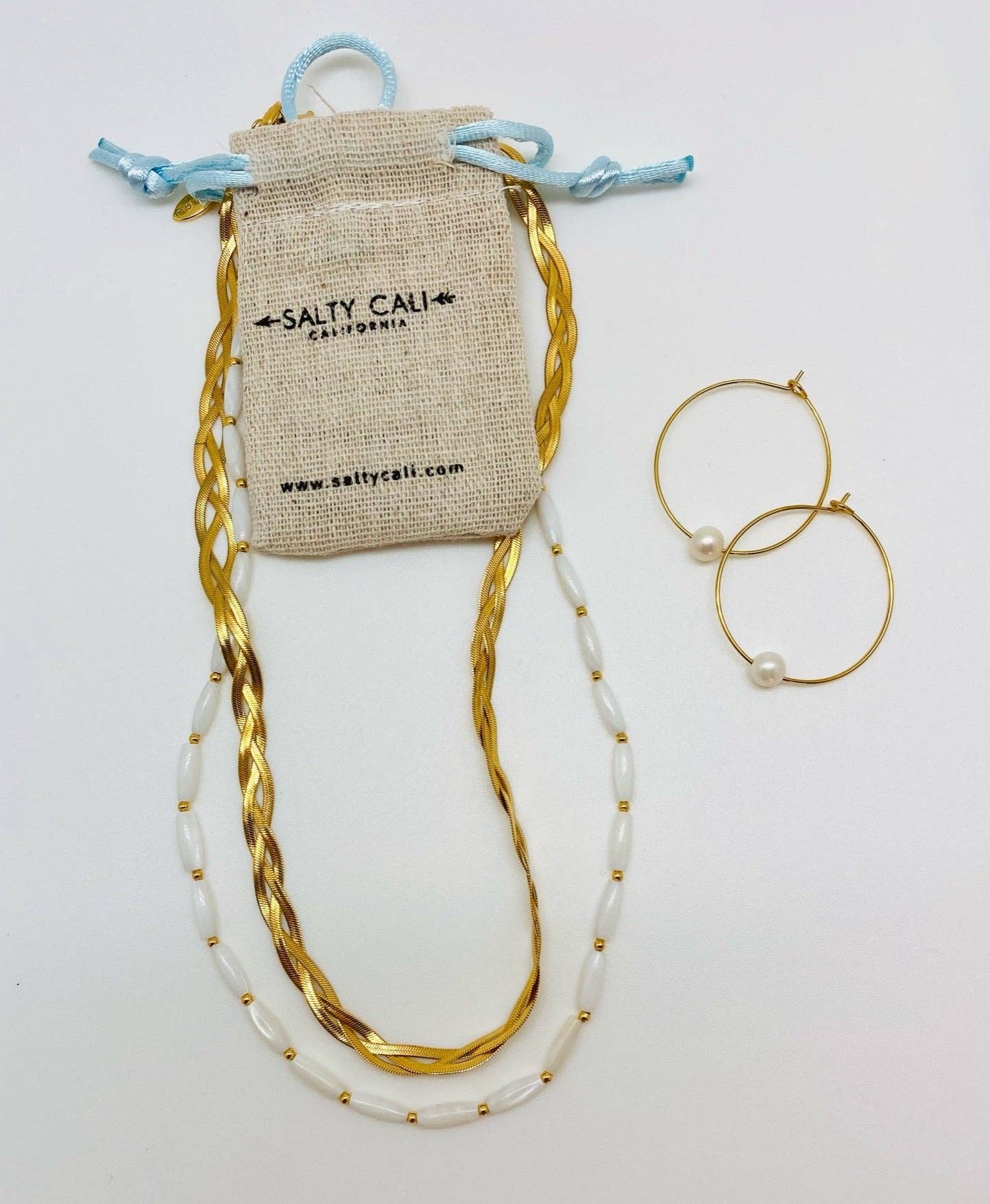 SALTY CALI - Wholesale Link & Chain Necklace - Braid Necklace ~ Salty Babes6