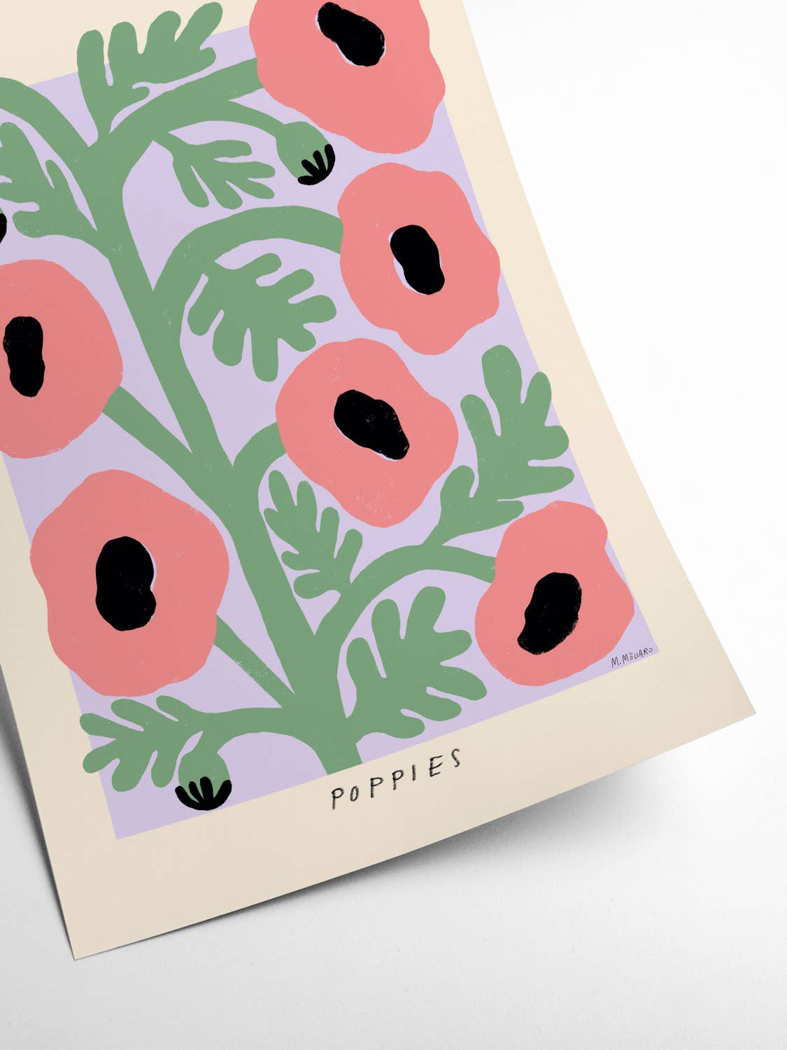 PSTR Studio – Großhandel Kunstdruck – Madelen - Pastell Mohnblumen1