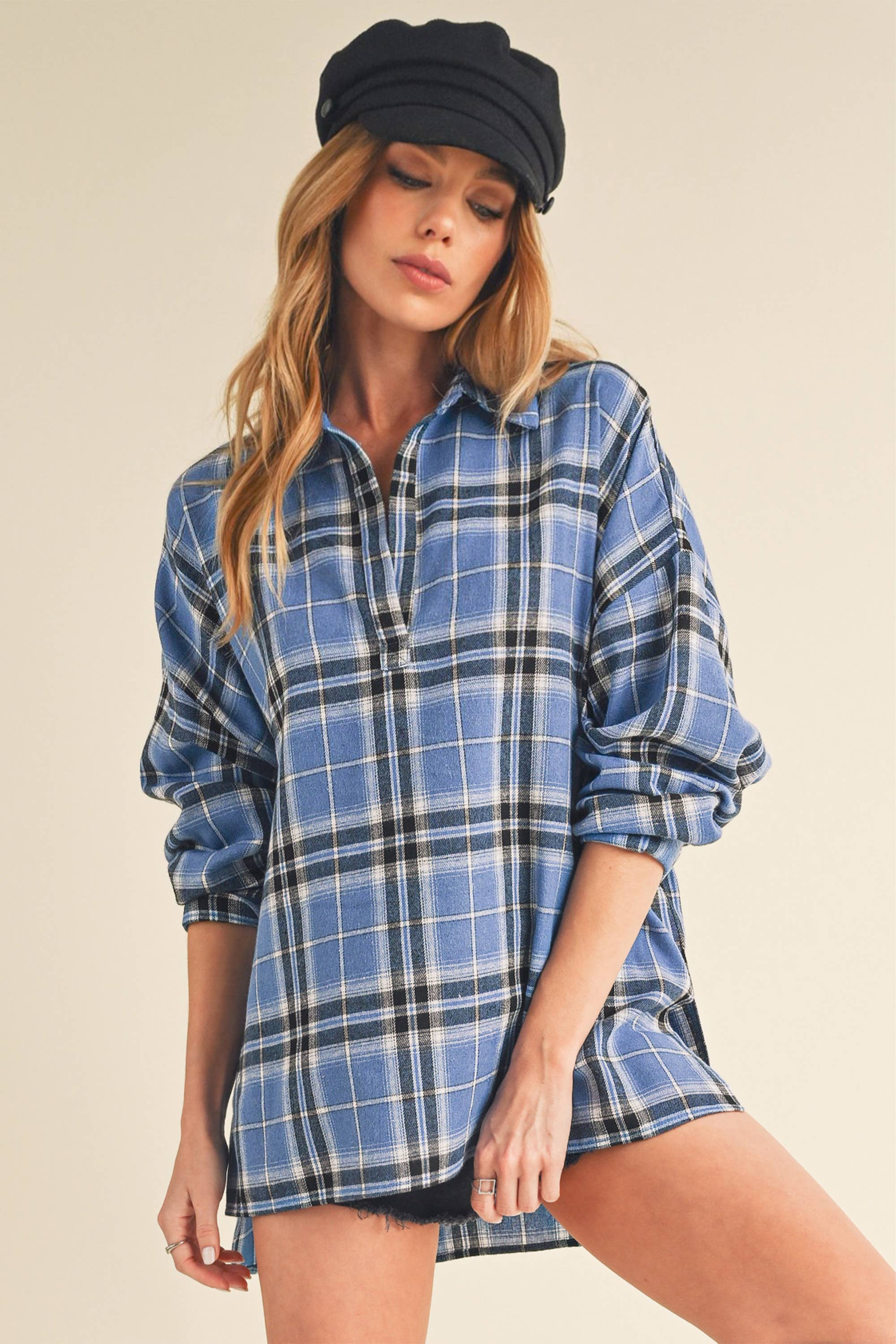 AEMI + CO - Wholesale Button Down Shirt - Women's - 8208CN Tamra Shirt 133