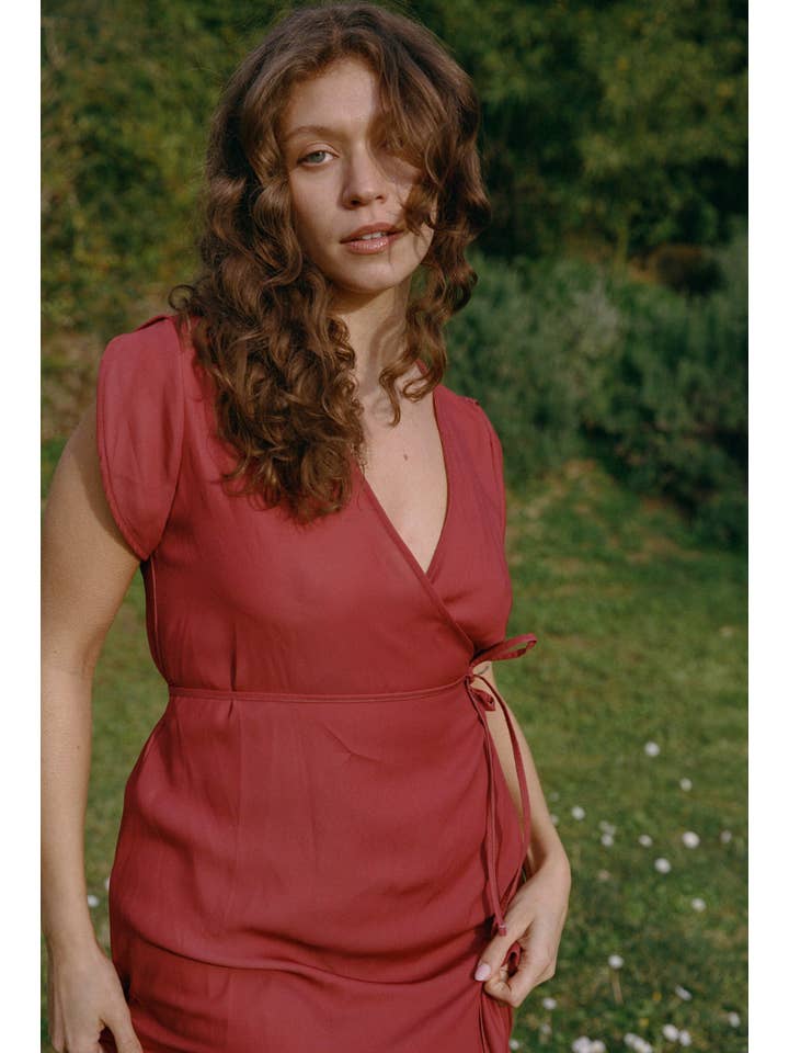 Nénés - Wholesale Dress - Women's - Inès Dress - Terracotta3