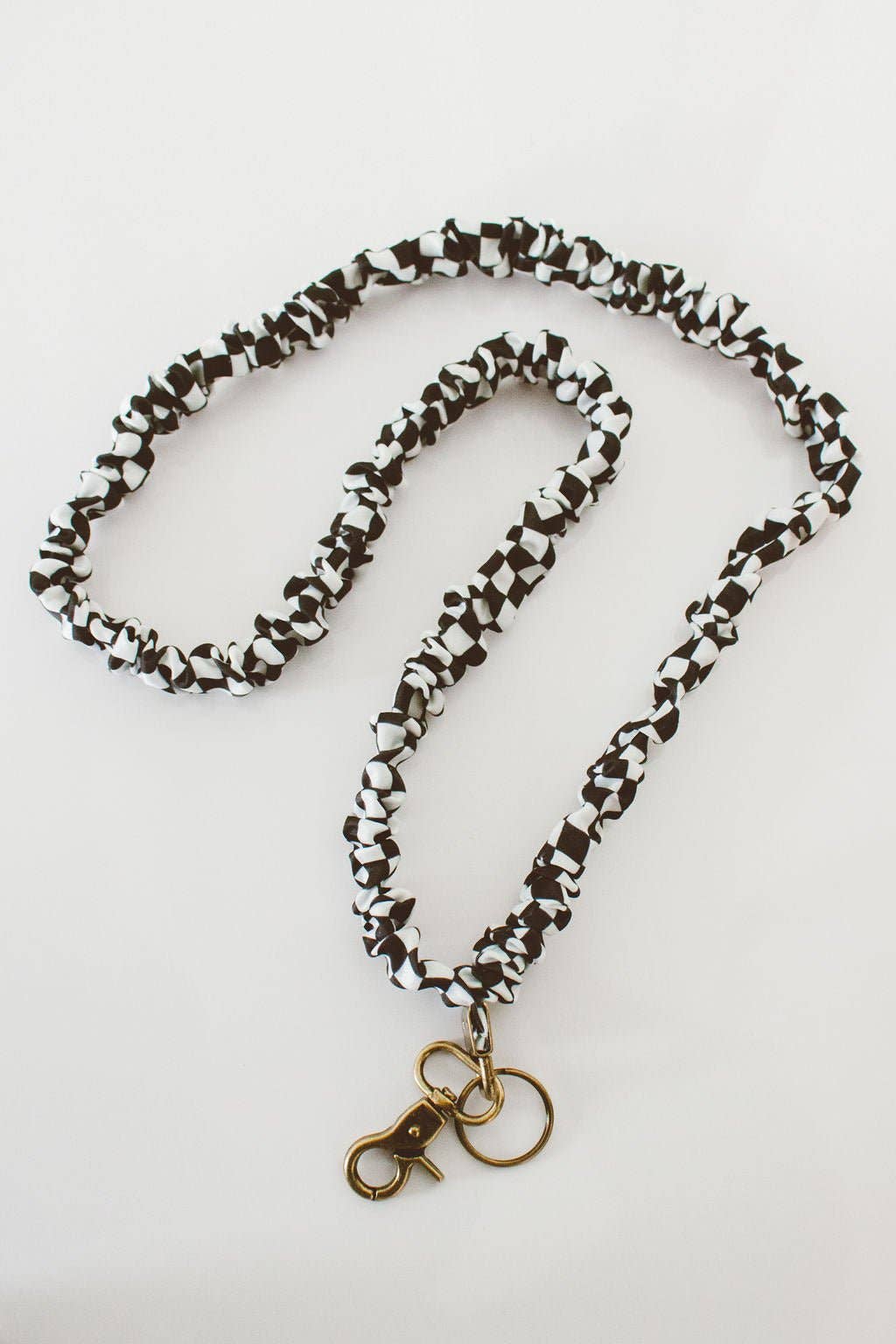 Shop Andi - Wholesale Lanyard - Women's - Black Checkerboard Lanyard1