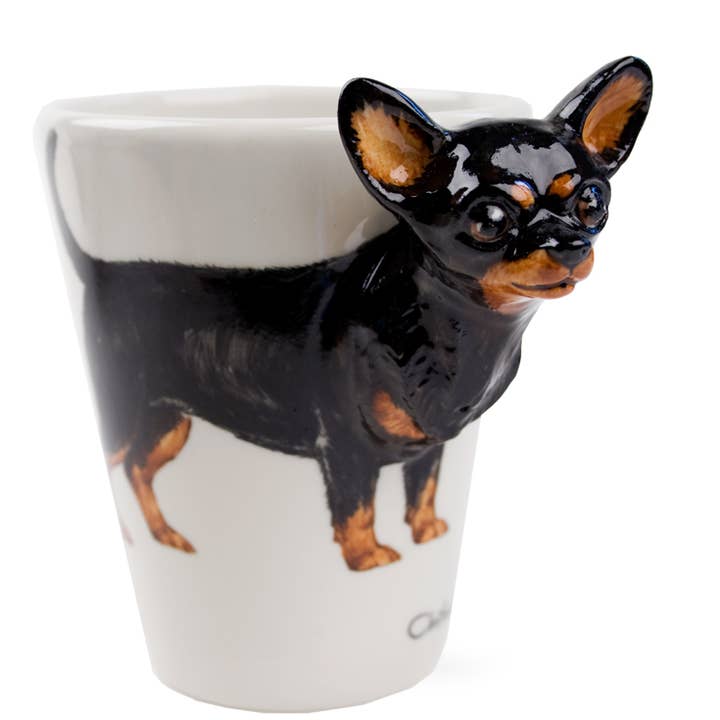 Blue Witch Chihuahua 8oz Coffee Mug for wholesale by Creatico