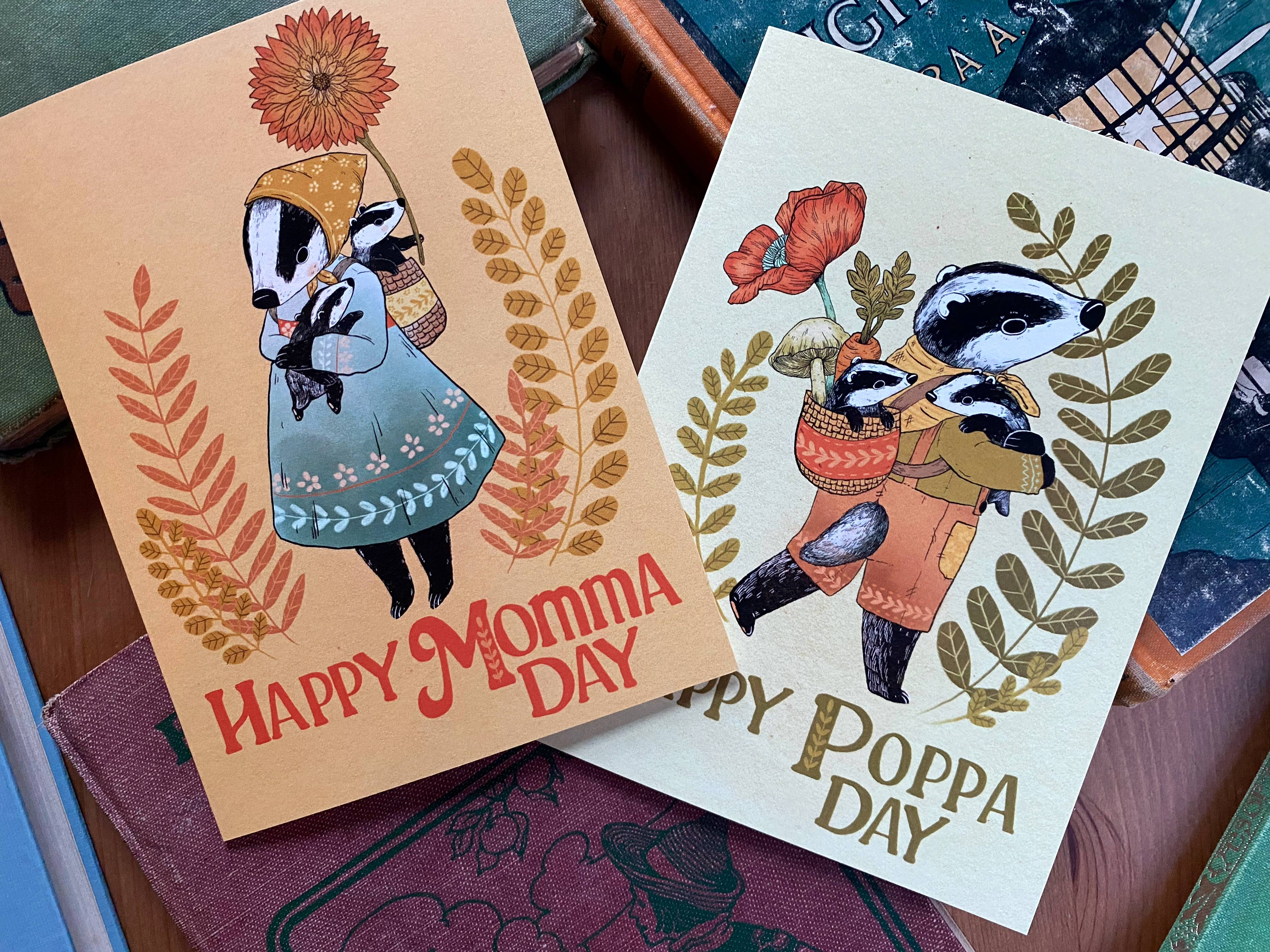 Marika Paz Illustration - Wholesale Father's Day Card - Happy Poppa Day Card1