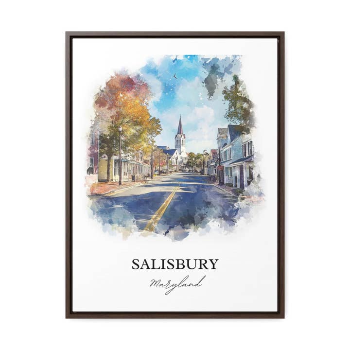 Premium Travel Art - Wholesale Art Print - Salisbury MD Wall Art - Maryland Print6