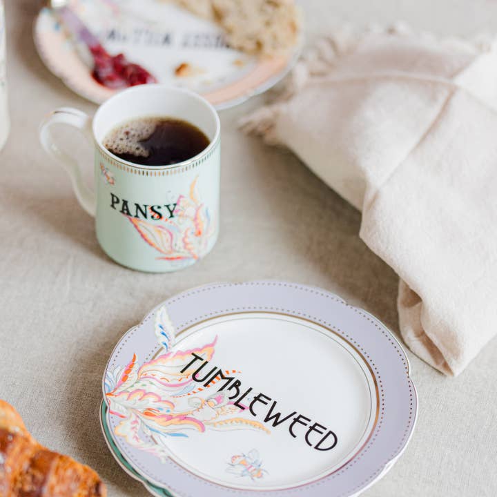 Yvonne Ellen - Wholesale Dinner Plate - Yvonne Ellen Floral Tea Plates (set Of 4)5