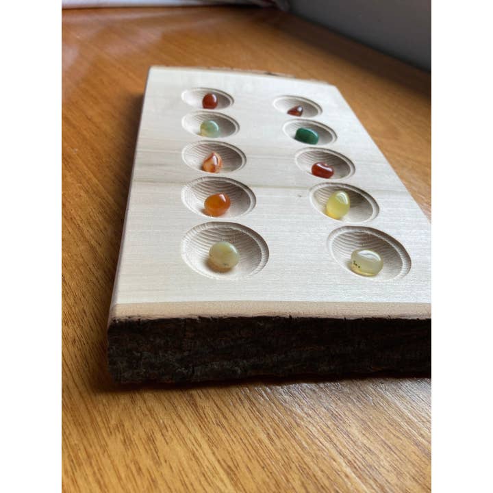 Troyohouse - Wholesale Wood Toy - Kids - Handmade 10-Frame Wooden Counting Board2