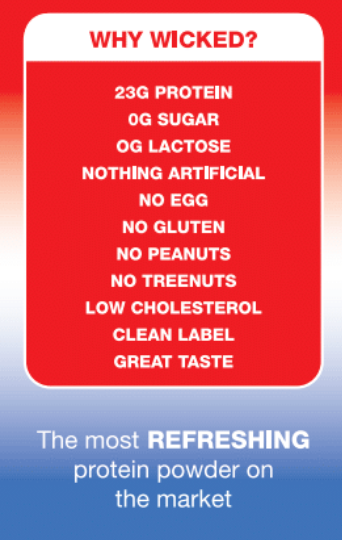 WICKED Protein - Wholesale Protein/Superfood Powder - WICKED Ice Pop Clear Whey Isolate Protein Powder (PRE ORDER)5